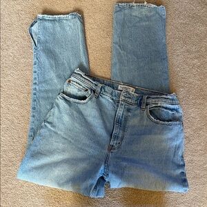 Abercrombie & Fitch Light Blue Straight Leg Jeans
